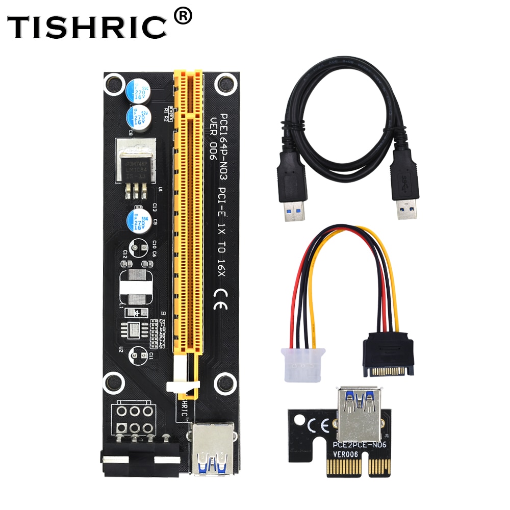 10Pcs TISHRIC GPU PCIE PCI-E  006 ī PCI..